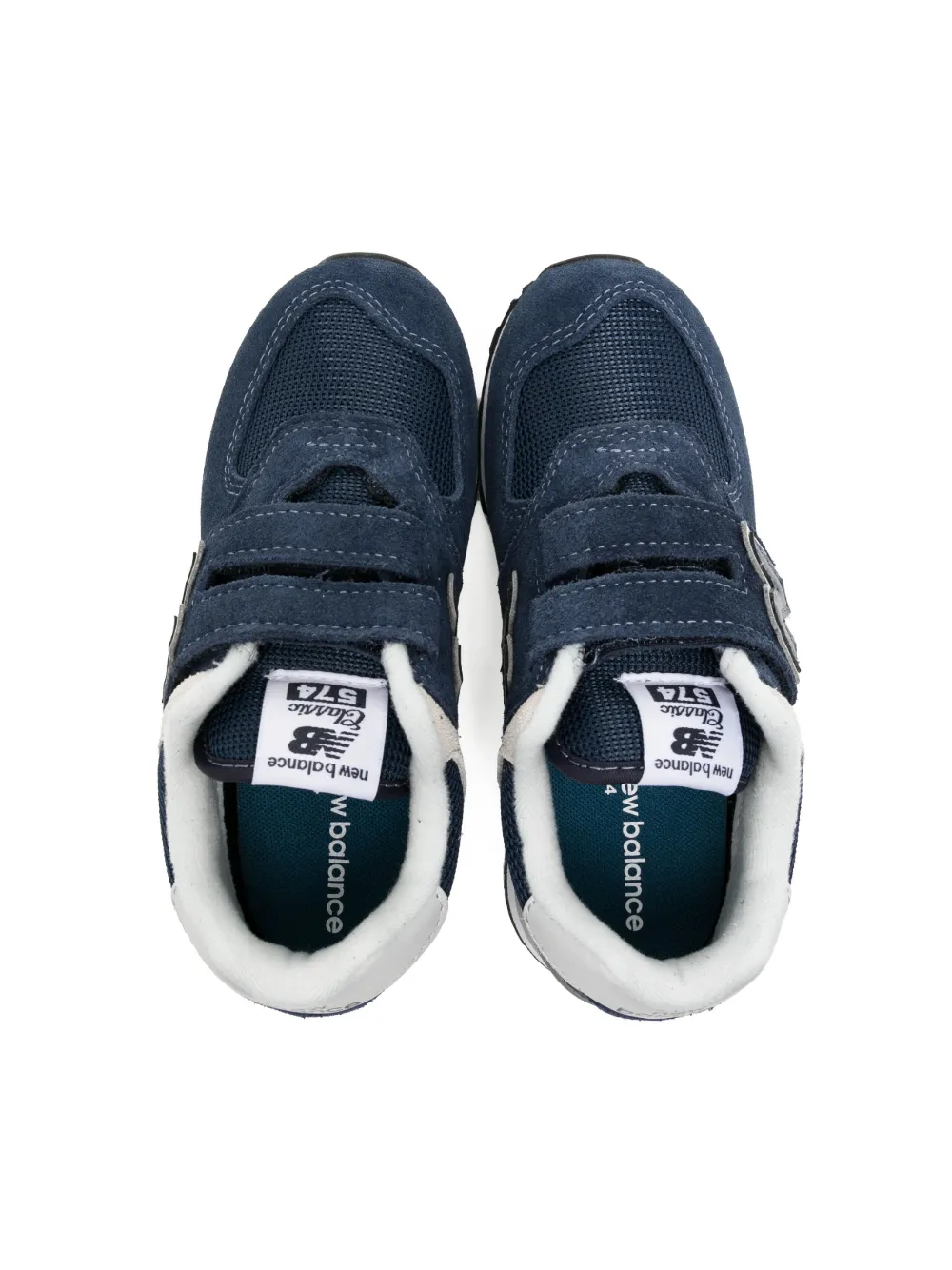New Balance Logo-patch Sneakers In Blue