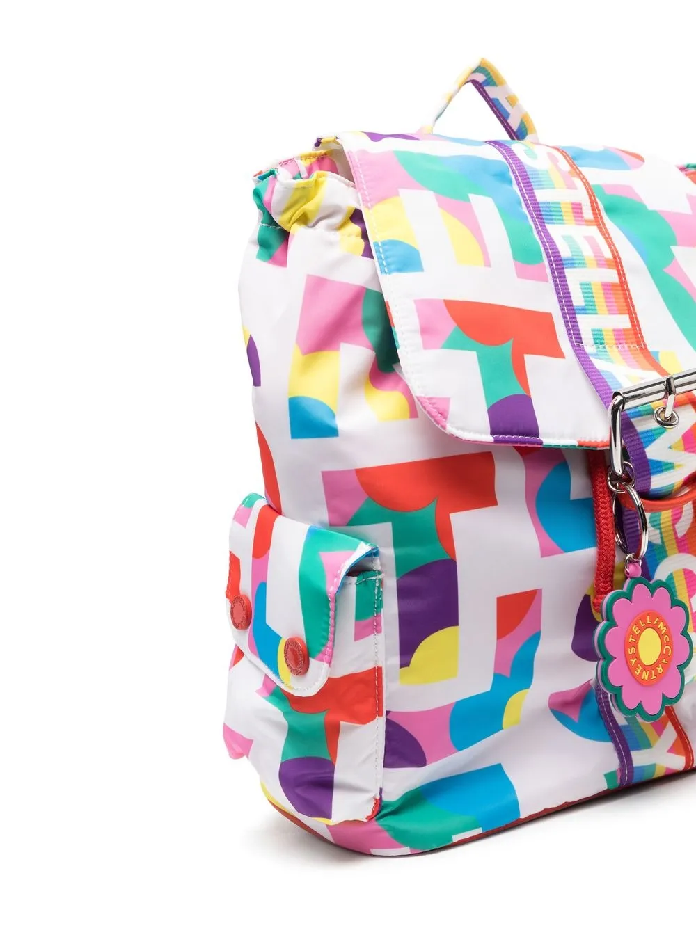 Stella McCartney Kids Rugzak met grafische print - Wit