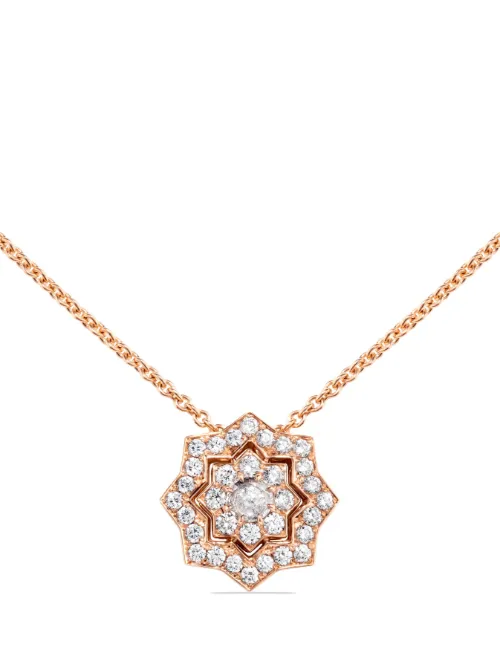Collier Astra en or 18ct pavé de diamants - David Morris - Modalova