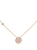 David Morris 18kt rose gold Astra diamond and mother-of-pearl pendant necklace - Pink