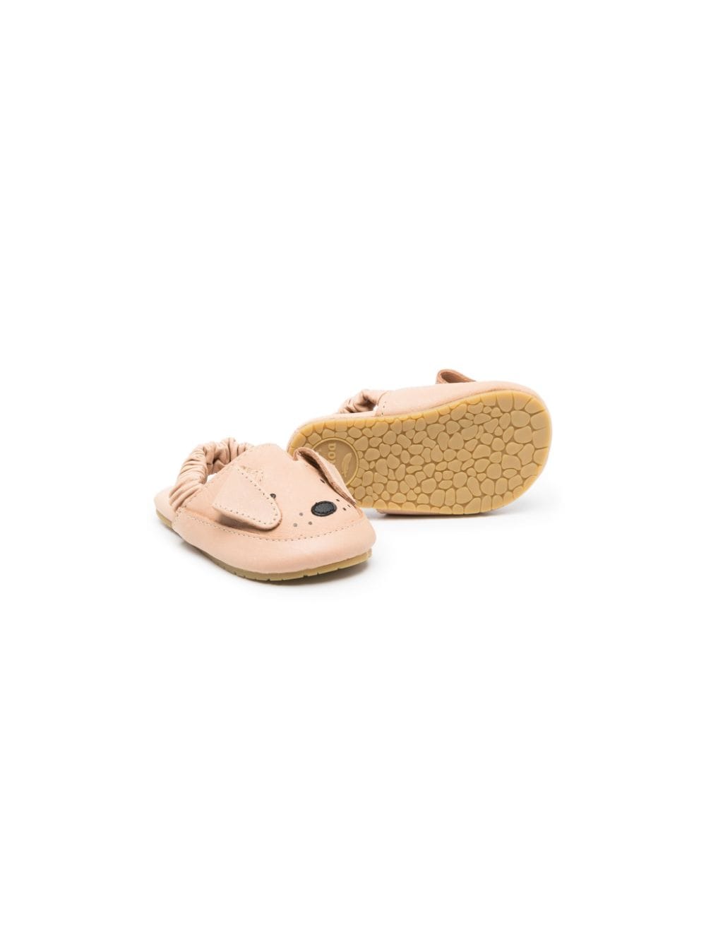 Shop Donsje Vallie Dog-motif Leather Sandals In Neutrals