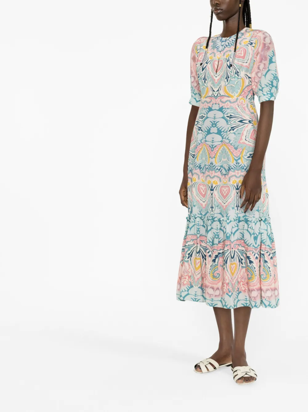 ETRO Zijden mini-jurk - Roze