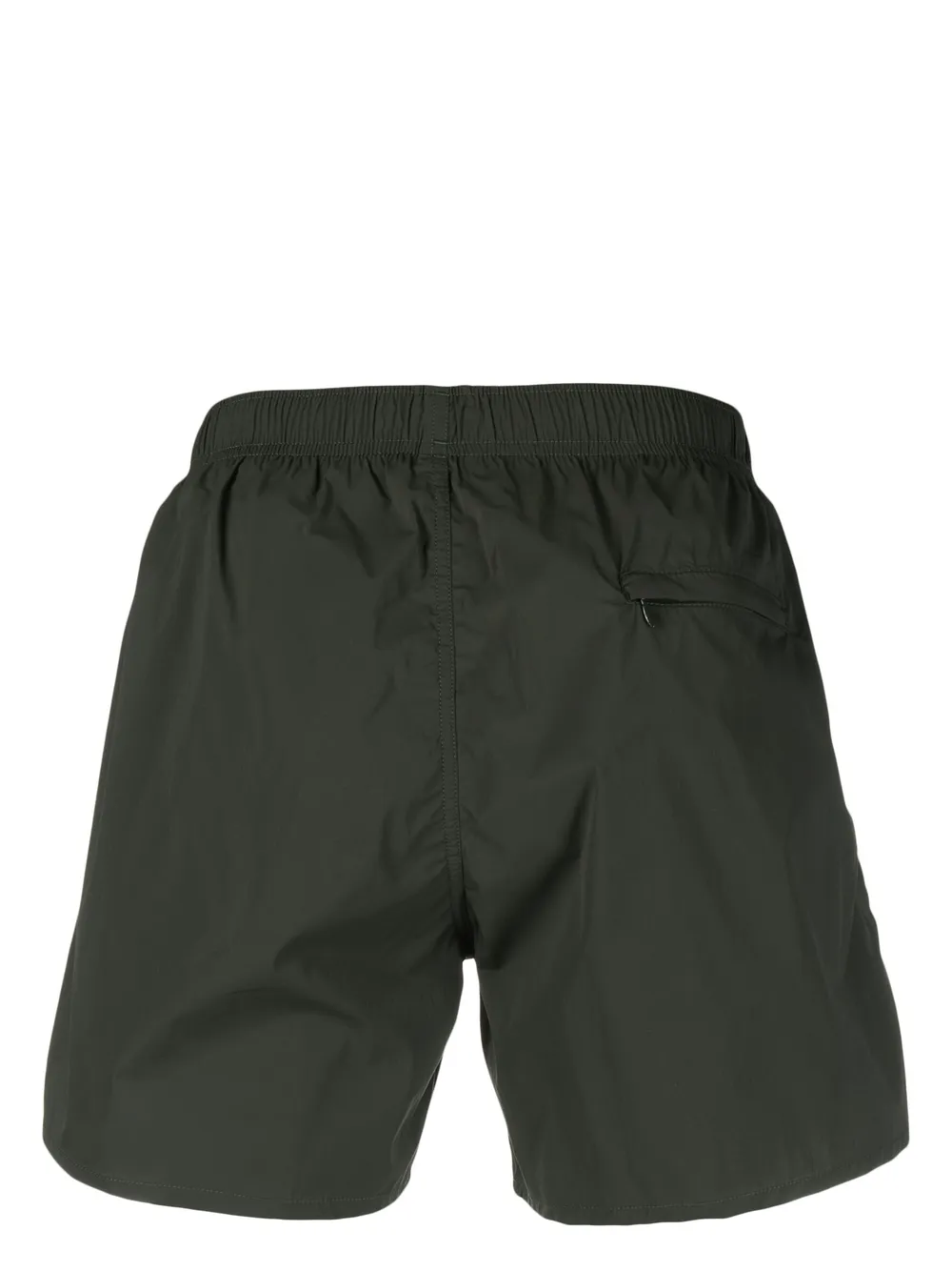 Jil Sander Zwembroek met geborduurd logo - Groen