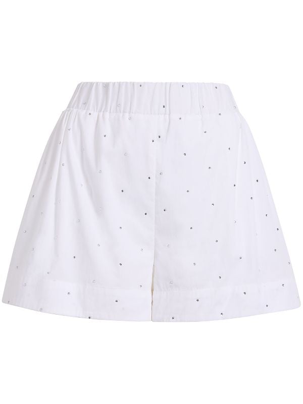 Pre-owned Embellished Shorts in Nylon