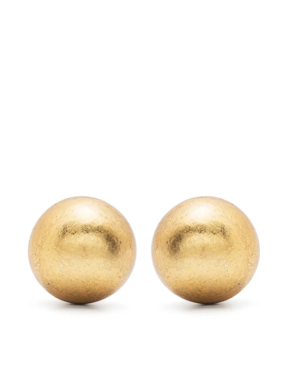 Monies Callao Wood Earrings In Gold