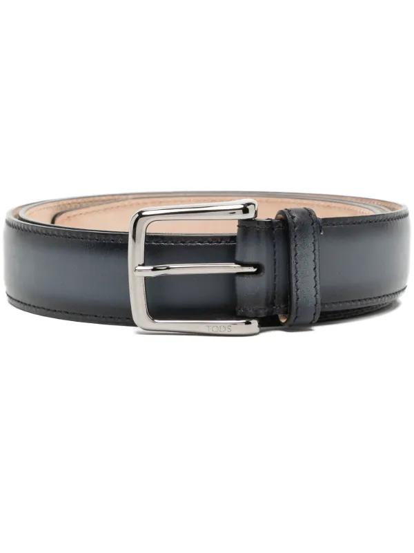 TOD’S Tロゴバックル 革ベルト Woman ブラウン T タイムレス レザー リバーシブル ベルト