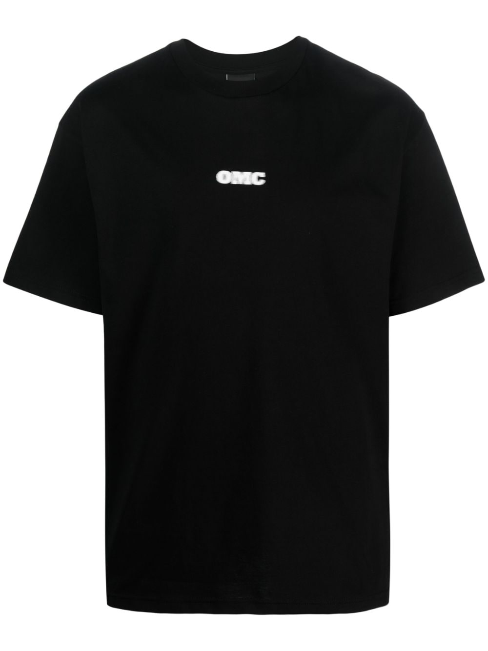 Omc logo-print cotton T-shirt - Black