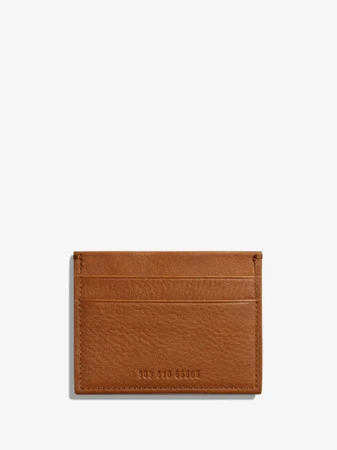 Shinola 5 Pocket grained-leather card holder