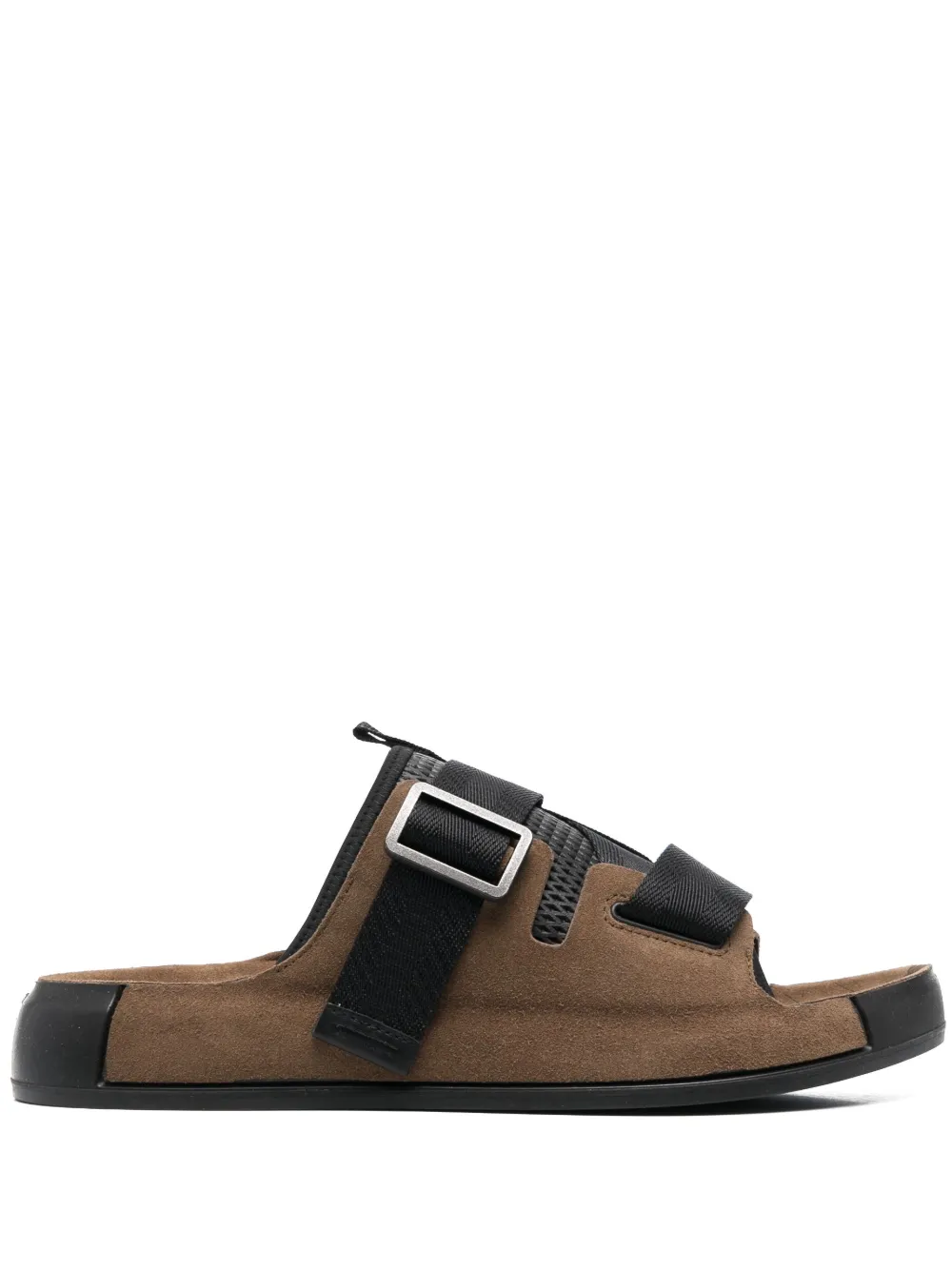 STONE ISLAND SHADOW PROJECT SIDE BUCKLE-DETAIL SANDALS