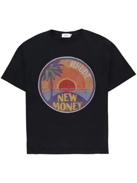 RHUDE graphic-print cotton T-shirt