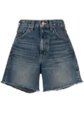 Nili Lotan high-waist denim shorts - Blue