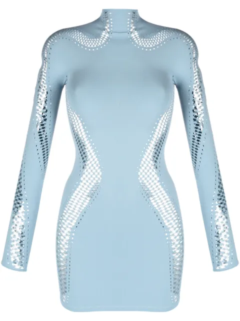 Mugler Jurk met vlakken