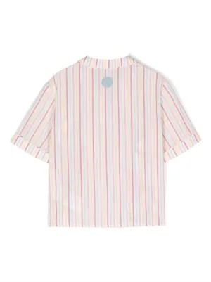 キッズ用トップス GCDS SS23 striped shirt print (DDC003K_L1E0284517) 5748074bcf8a588b8b2a03c230ee13