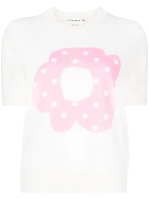 Comme Des Garçons Girl Oberteil mit Print