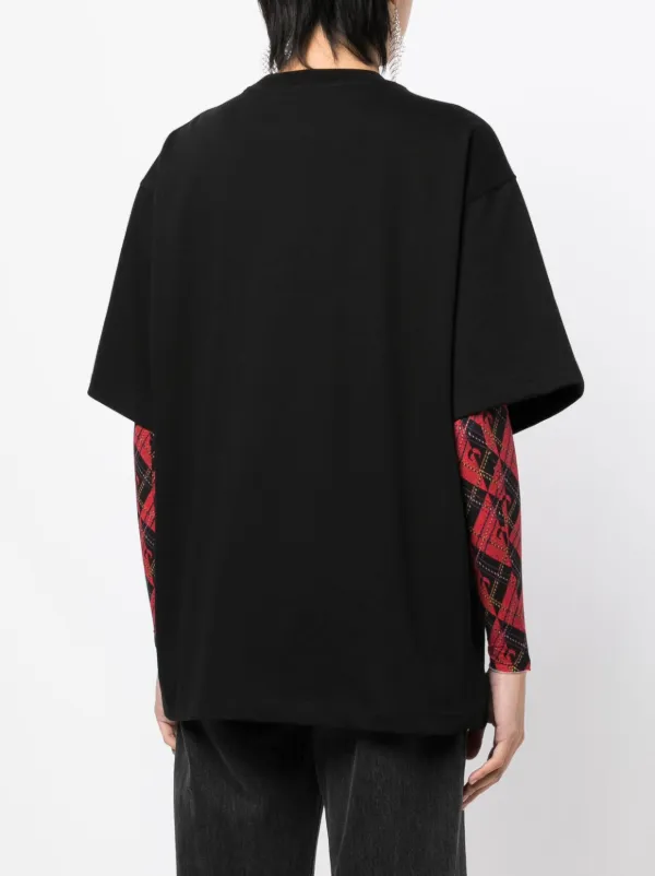 We11done logo-print Cotton T-shirt | Black | FARFETCH