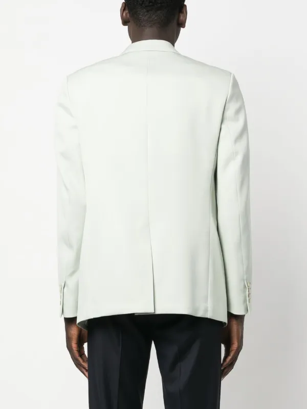 Lanvin single-breasted Wool Blazer | Green | FARFETCH