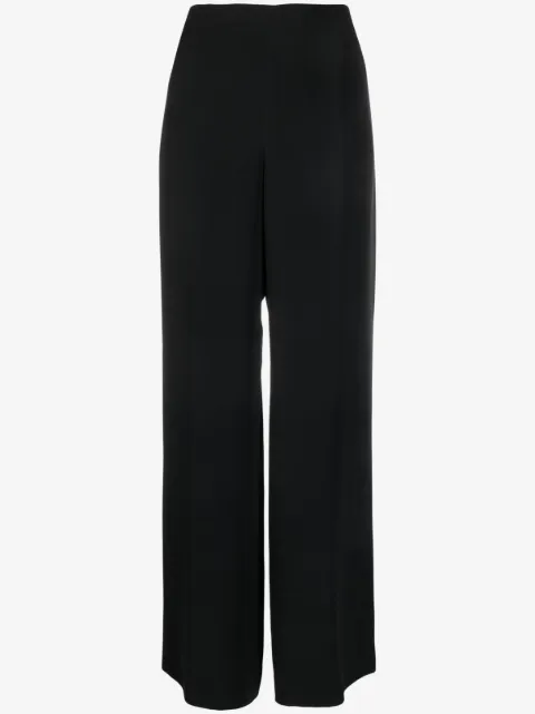 Giorgio Armani Pre-Owned Pantaloni sartoriali in seta a gamba ampia anni '90