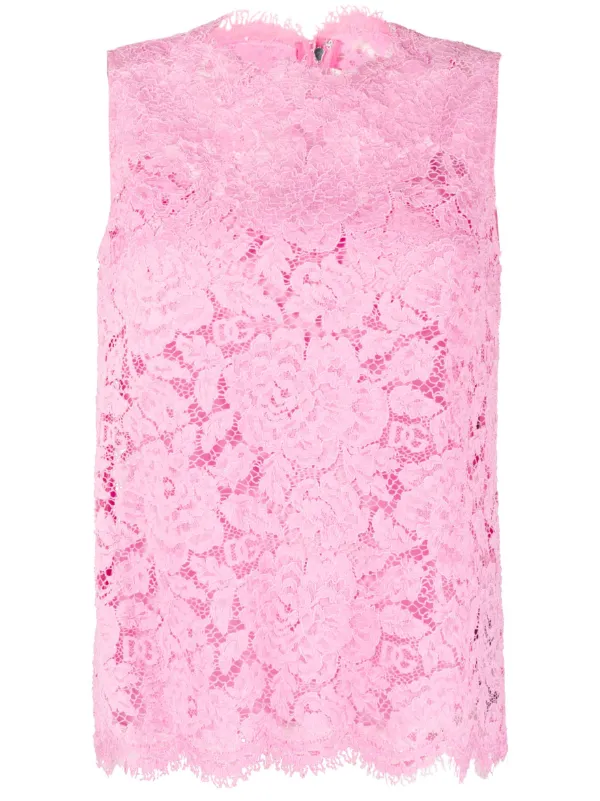 Lace sleeveless outlet top