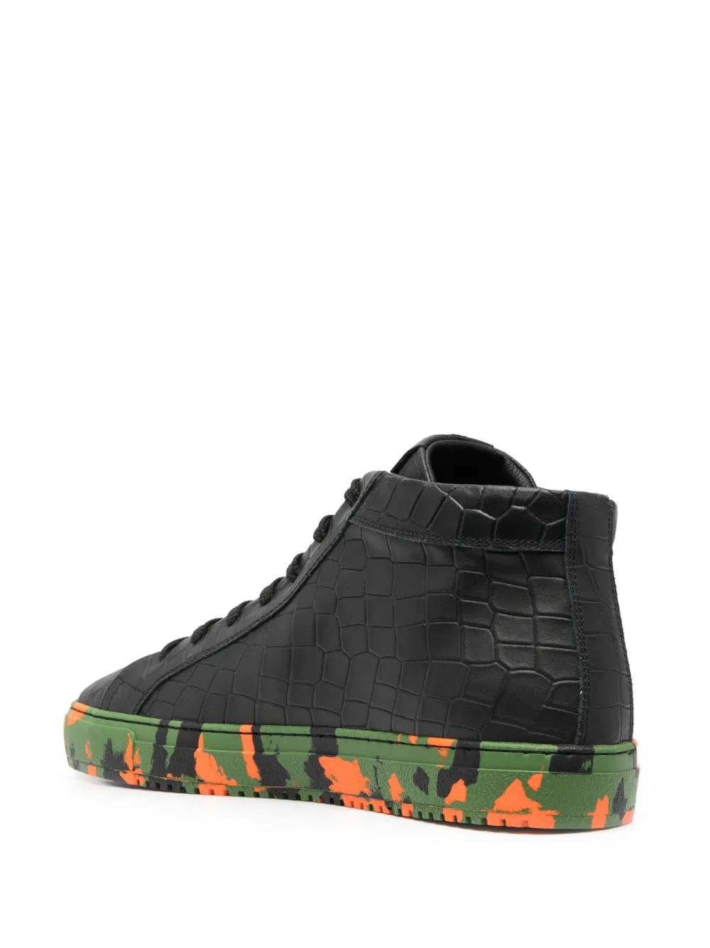 Hide & Jack Essence High-top Sneakers In Black