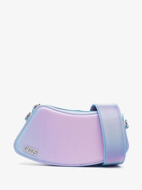 GCDS Comma holographic shoulder bag