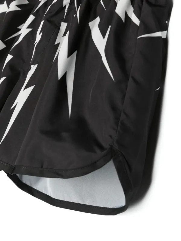 neil barrett lightning bolt swim shorts