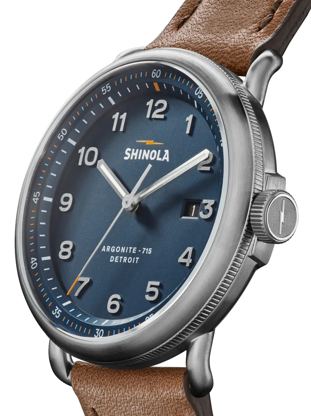 Shinola The Canfield 43mm In Blue