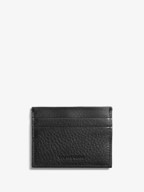 Shinola Kartenetui aus strukturiertem Leder
