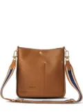 Shinola The Pocket grained-leather cross body bag - Brown