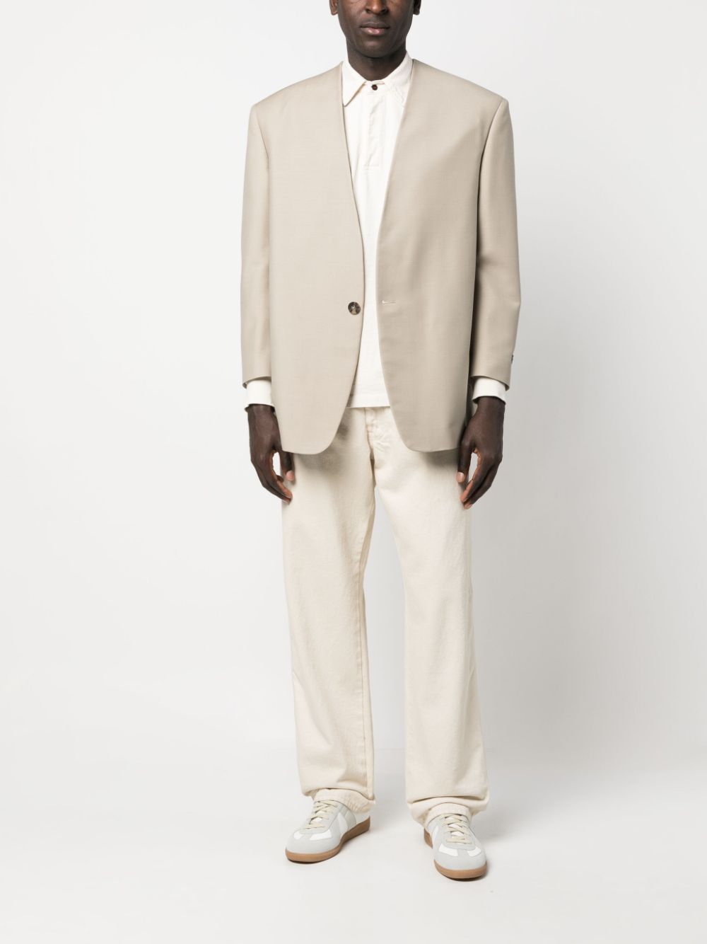 Fear Of God Blazer met enkele rij knopen - Beige