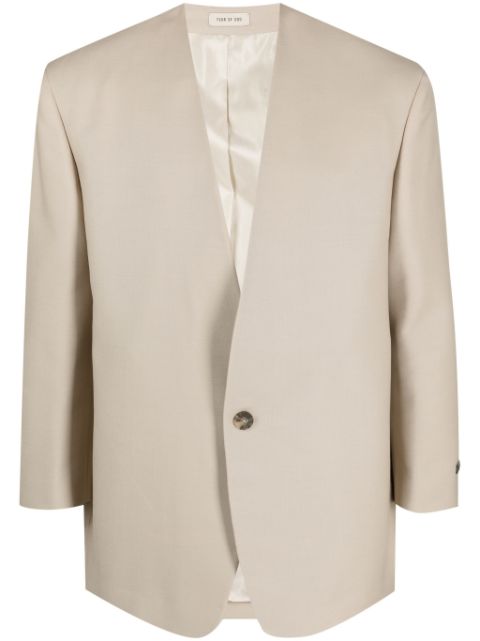 Fear Of God - collarless single-breasted blazer