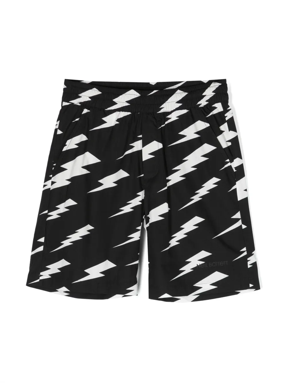 NEIL BARRETT LIGHTNING BOLT-PRINT SHORTS