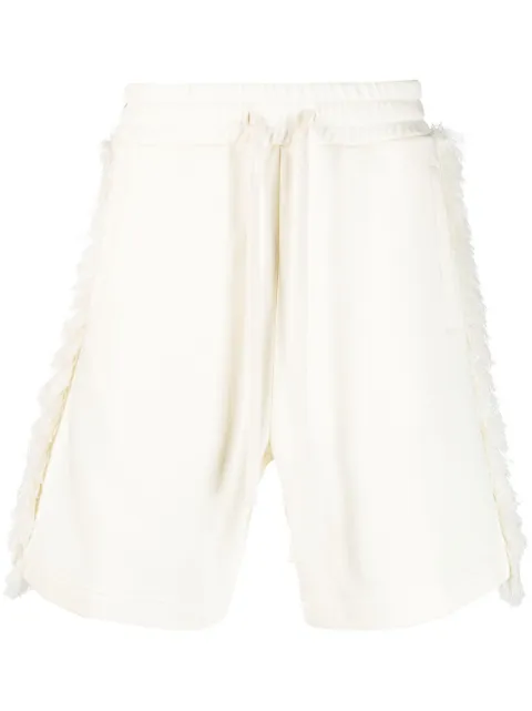 RITOS frayed cotton shorts