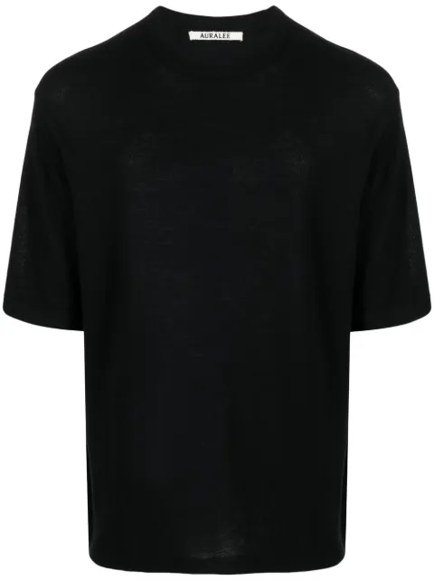 Auralee knitted cashmere T-shirt