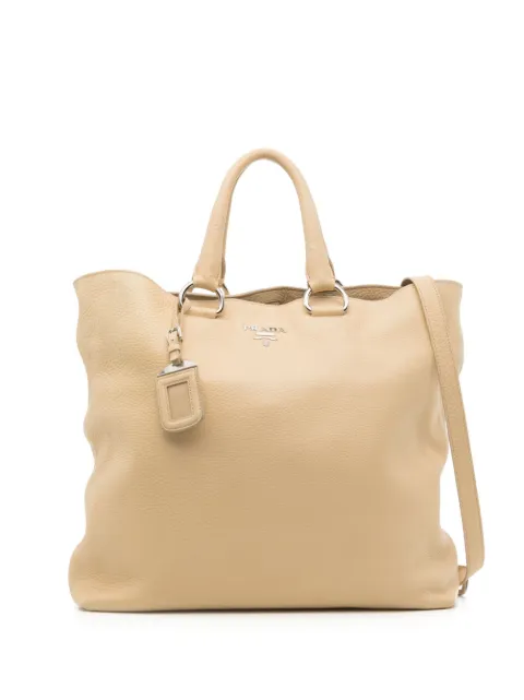Prada Pre-Owned logo-lettering two-way bag