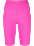 MSGM high-waist stretch shorts - Pink