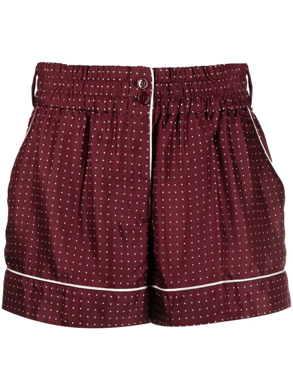 Dolce & Gabbana Pre-Owned 2000s polka dot pattern silk shorts