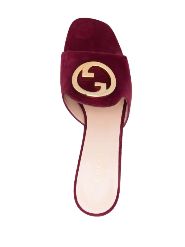 GUCCI パープル ミュール レザー グッチ レディースシューズ/靴ミュール | GUCCI® JP