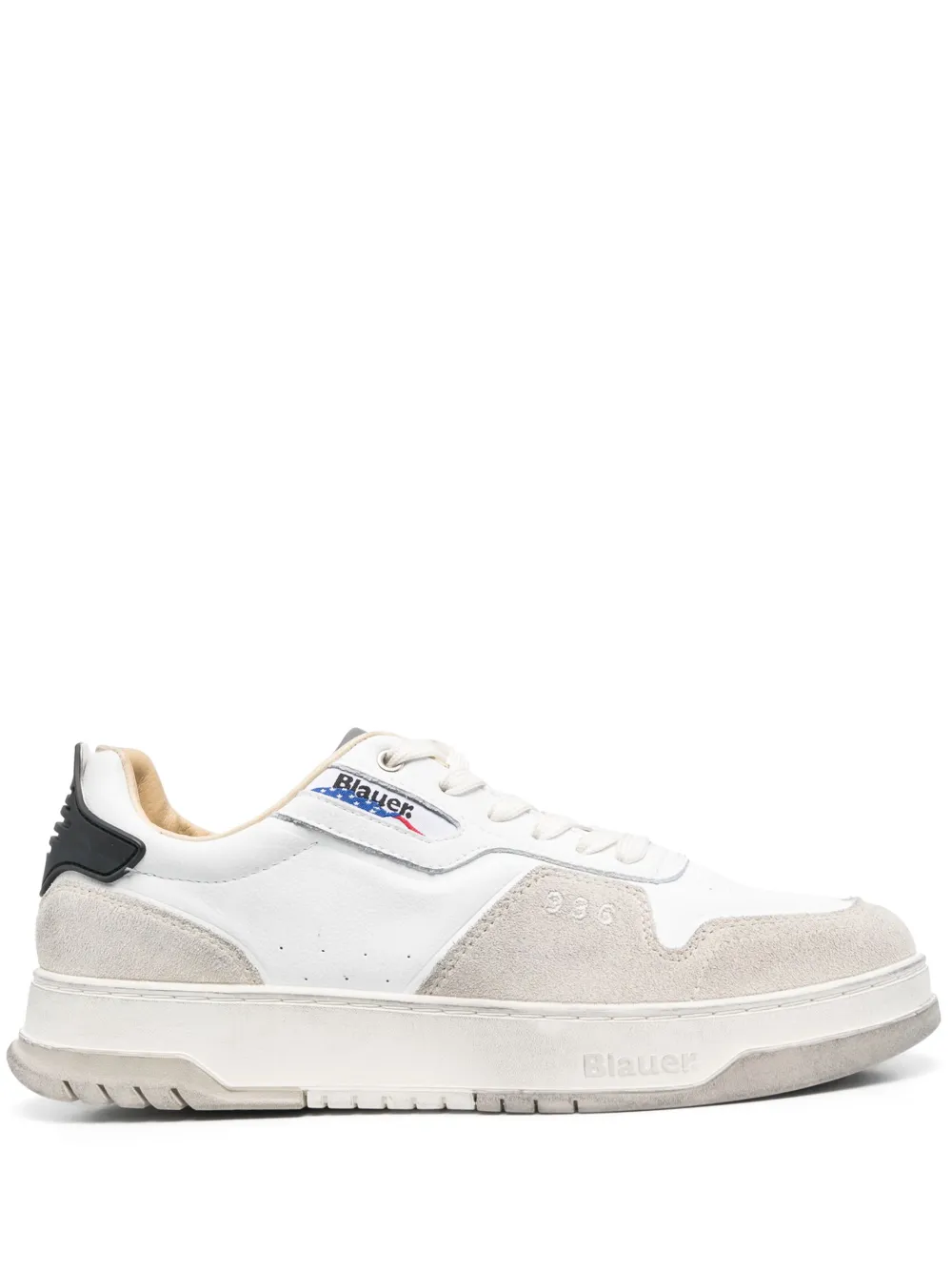 Blauer low-top lace-up sneakers