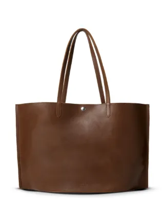 Shinola Utility Snap Leather Tote Bag Farfetch