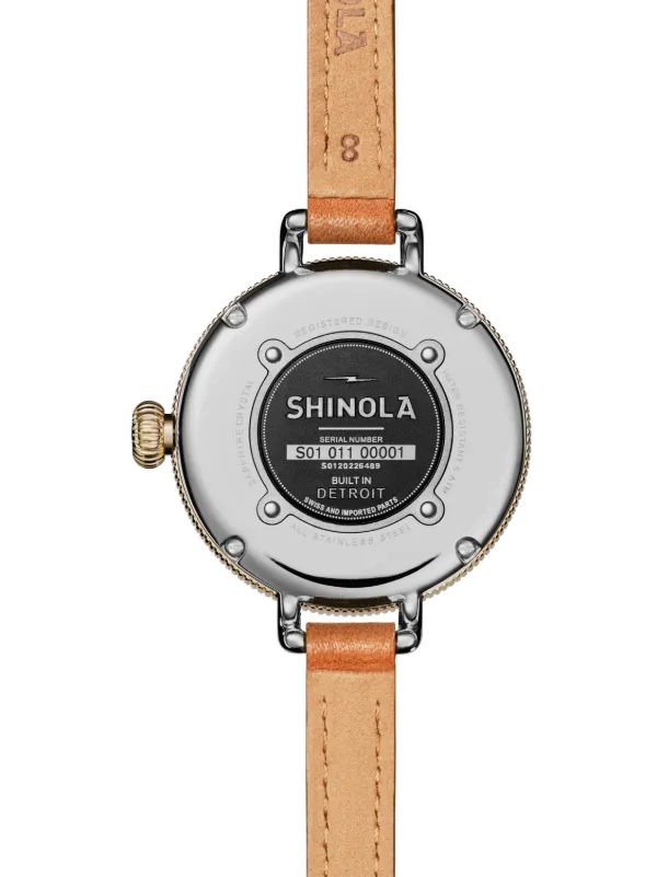 Shinola watch hot sale leather band