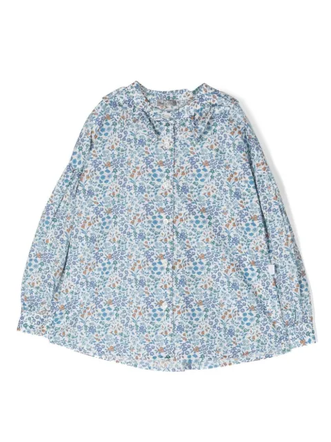 Il Gufo floral print long sleeve shirt