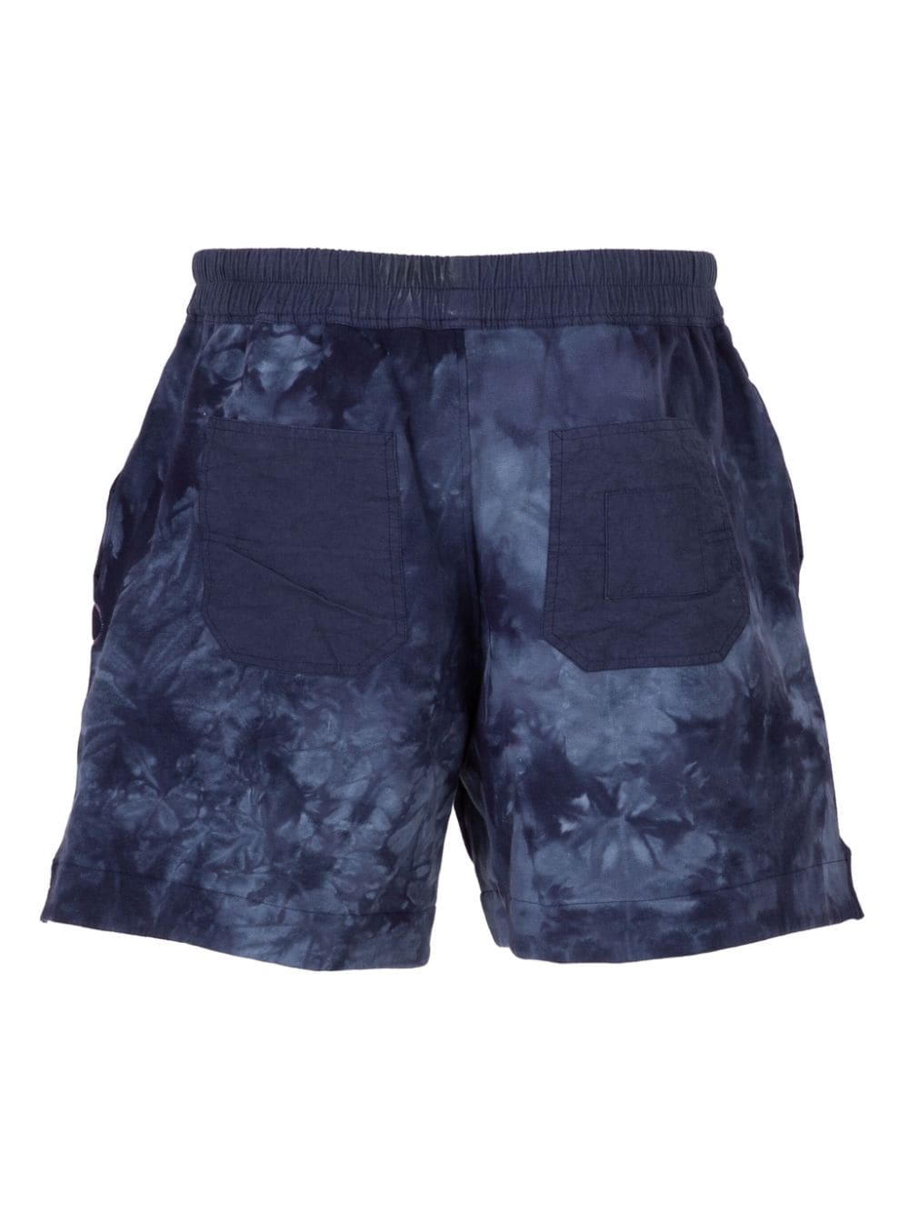 Bernhard Willhelm Shorts met tie-dye print - Blauw