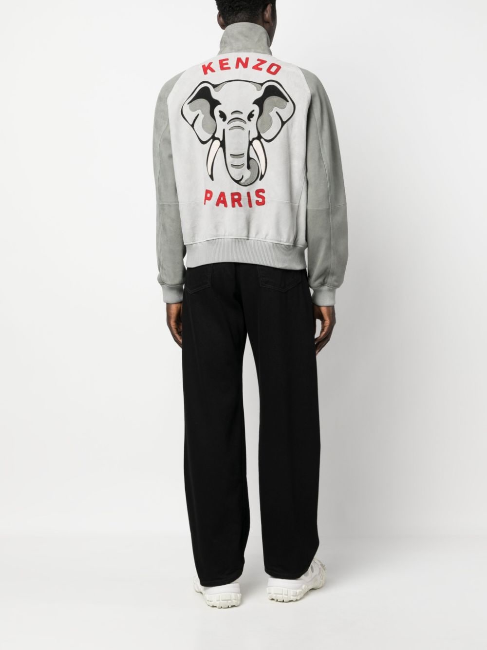 Kenzo elephant-print Varsity Jacket - Farfetch