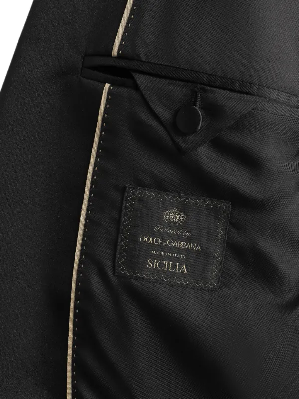 Dolce & Gabbana シングルスーツ | ブラック | FARFETCH JP