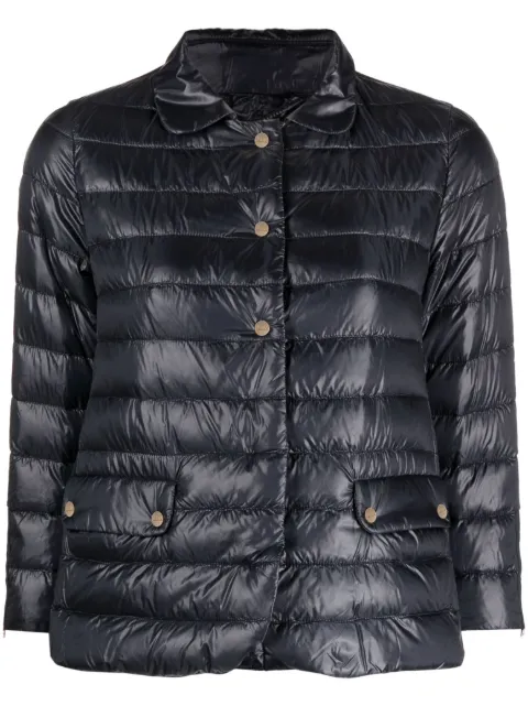 Herno crop-sleeve quilted jacket