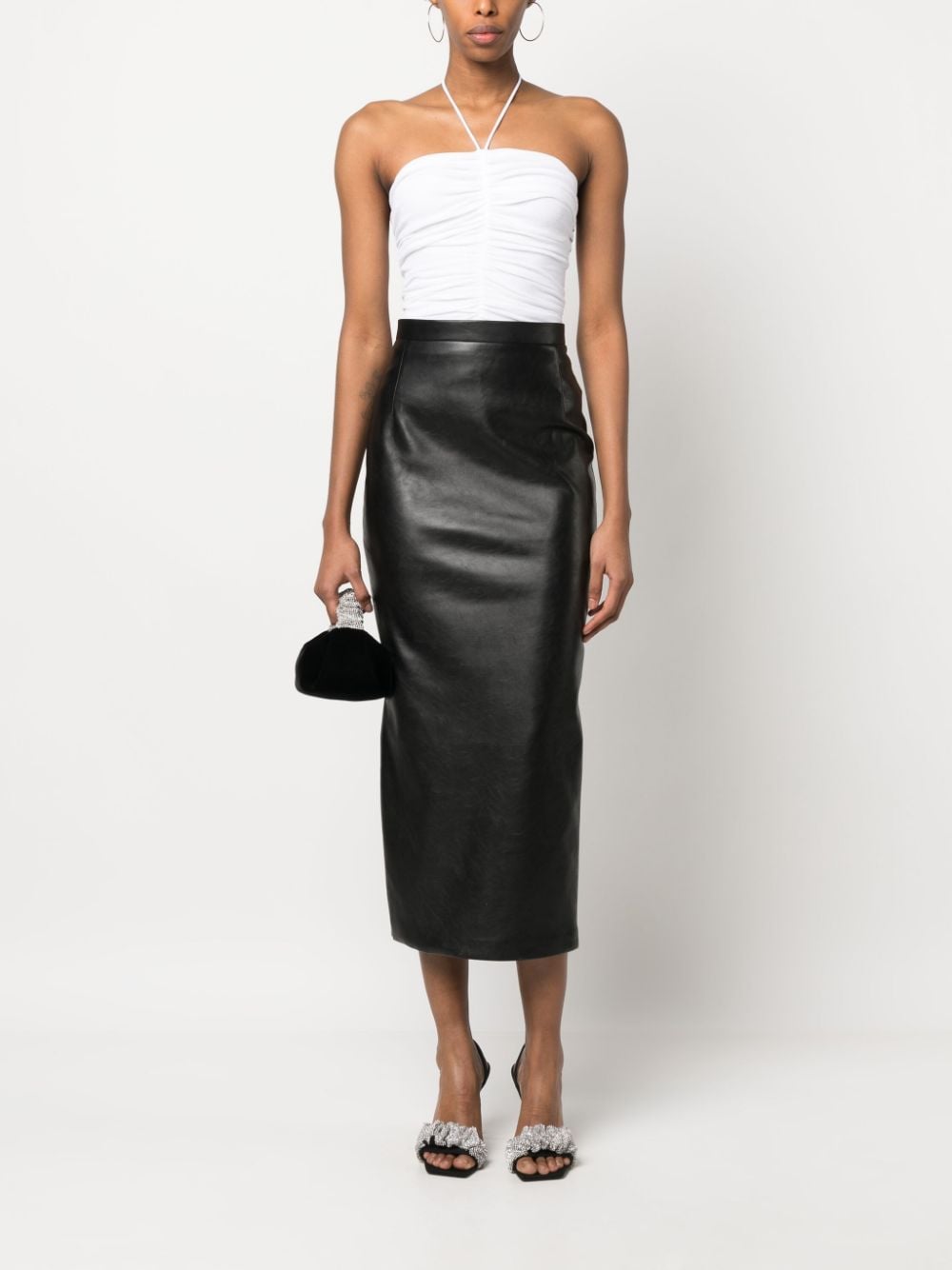 Alexandre Vauthier Top met halternek - Wit