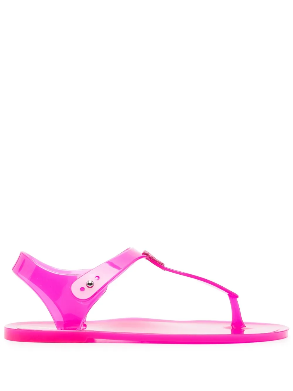 Pinko Love Birds Thong-strap Jelly Sandals In Pink ModeSens