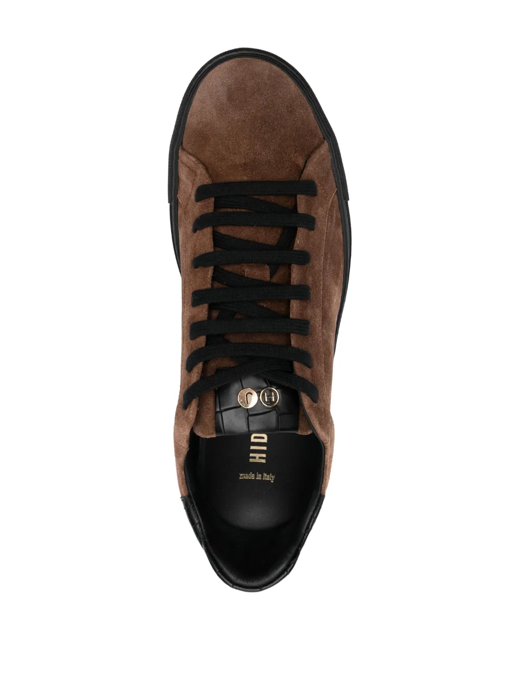 Hide & Jack Low-top Suede Sneakers In Brown