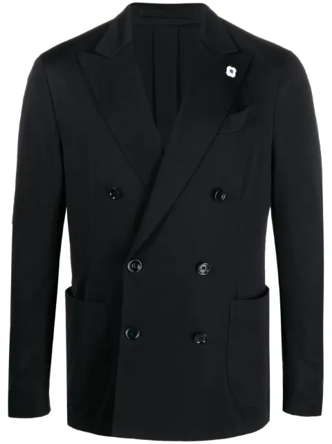 Lardini blazer con doble botonadura