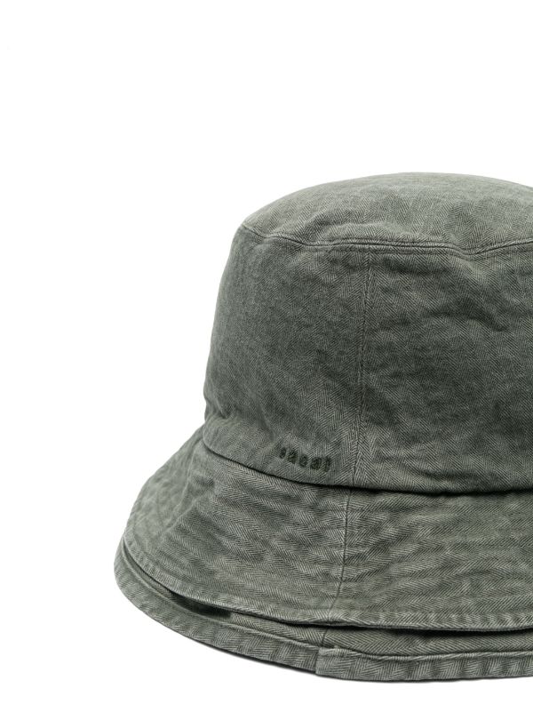 Sacai double-brim Bucket Hat - Farfetch